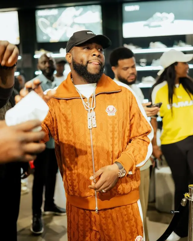 Davido outfit in Palomo and Puma, 2024