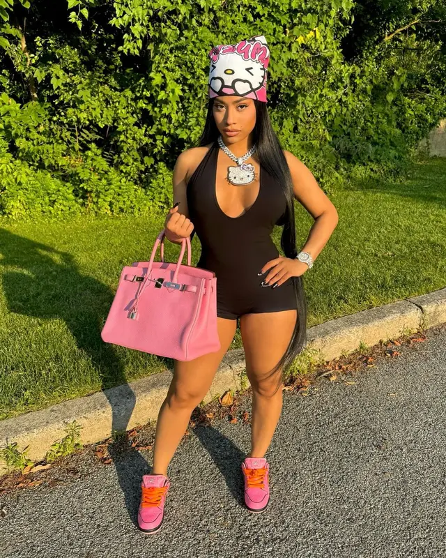 Hennessy Carolina outfit in Nike, Hermes, and Kizumi Worldwide, 2024