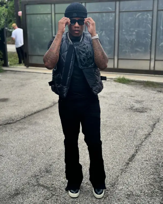 Yungeen Ace outfit in Junya Watanabe, Rick Owens, and Moncler, 2024