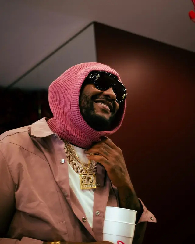 Peezy outfit in Nike, Loewe, and Rick Owens, 2024