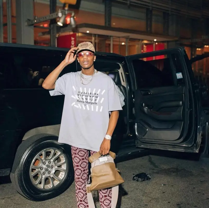 Smooky MarGielaa outfit in Maison Margiela, Casablanca, and Gucci, 2024