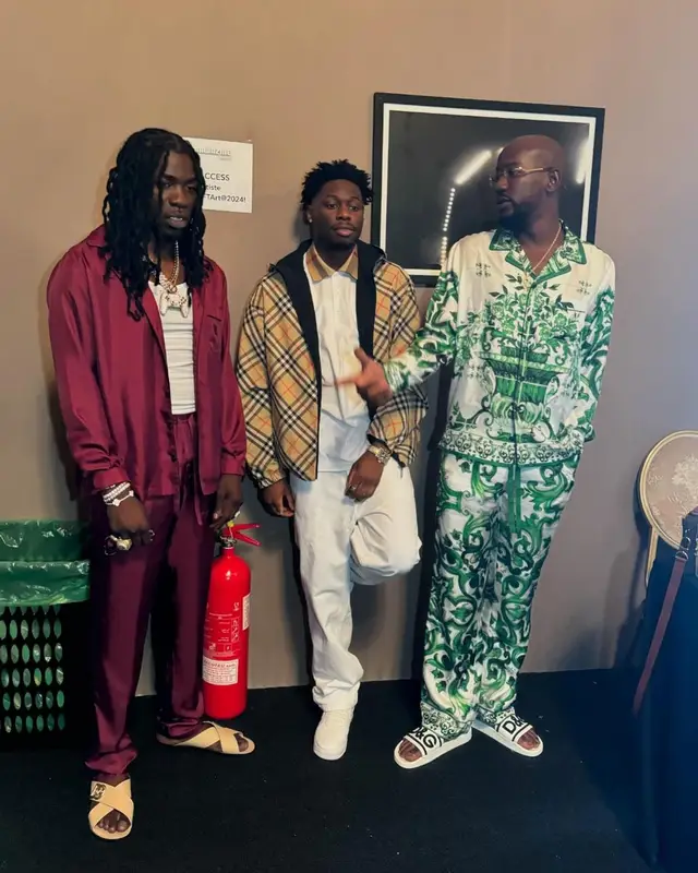 Gazo outfit in Dolce & Gabbana, Goyard, and Rimowa, 2024