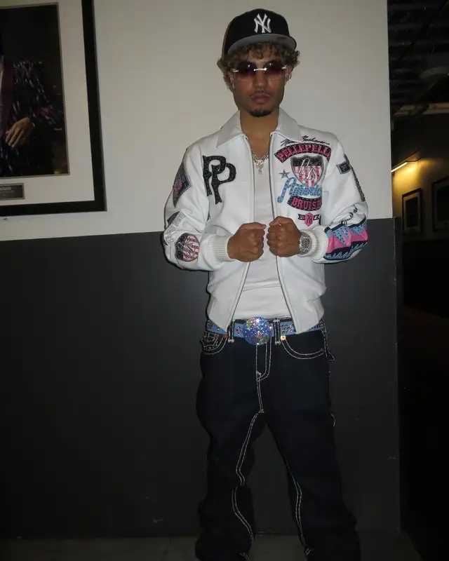 Riot outfit in True Religion, B.B. Simon, and New Era, 2024