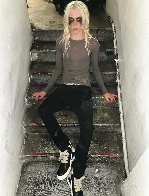2hollis outfit in Rick Owens, 2024