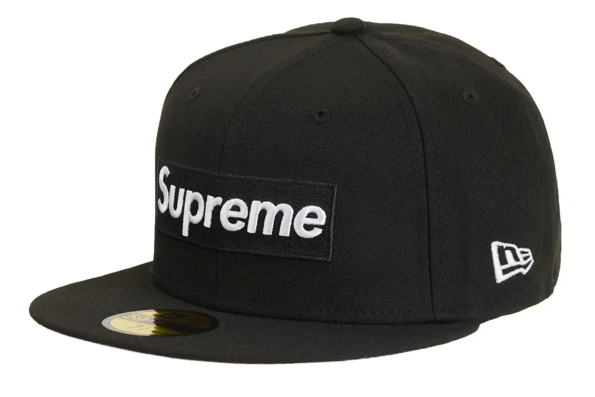 Supreme Mlb Teams Chicago Box Logo 59fifty Fitted Cap Black $100