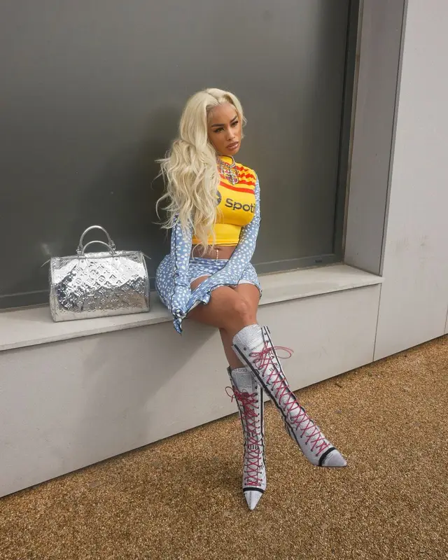 Dream Doll outfit in Hood Baby LA, John Galliano, and Louis Vuitton, 2024