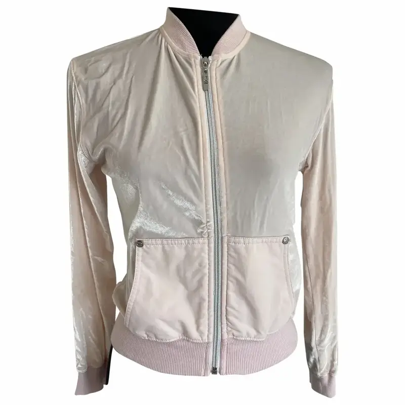 Dior Velvet Short Vest In Pink $518