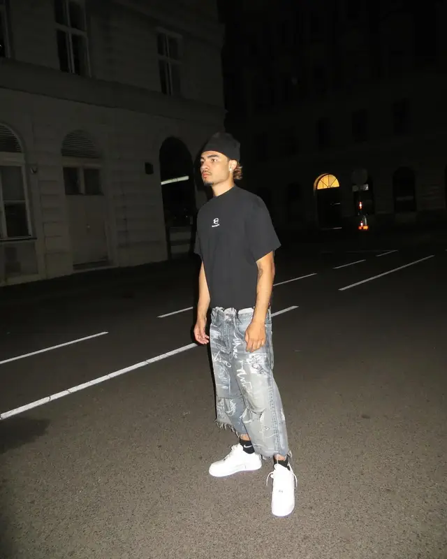 Riot outfit in Balenciaga and Nike, 2024