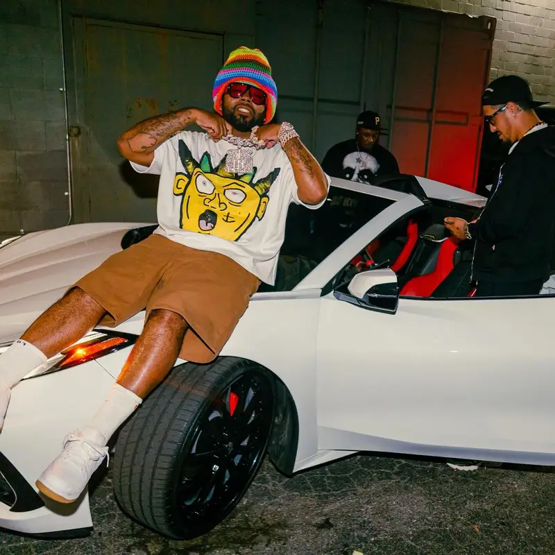 Icewear Vezzo outfit in Billionaire Studios, Nike, and Tom Ford, 2024