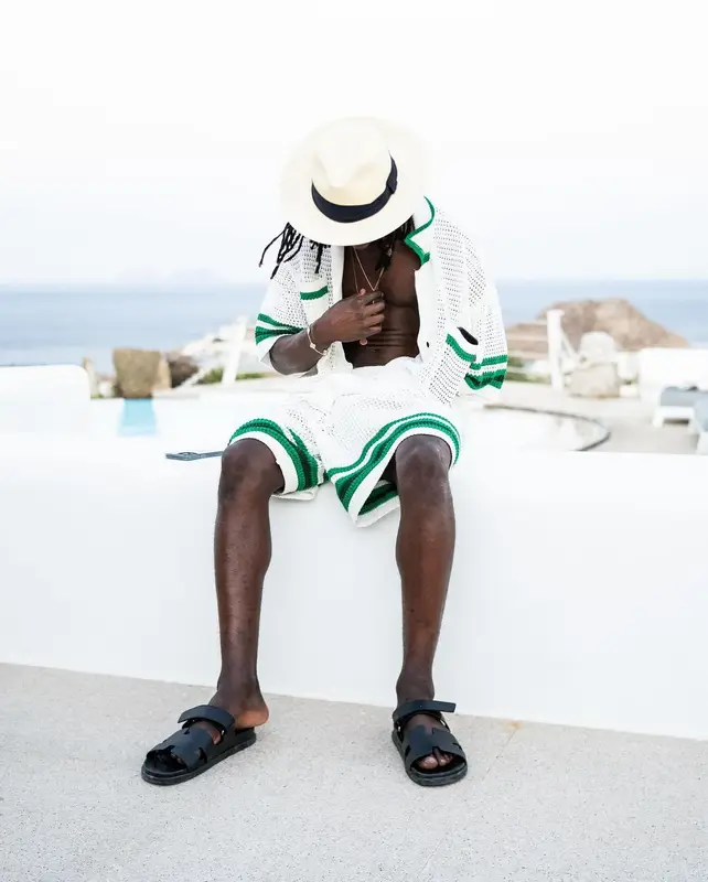 Eduardo Camavinga outfit in The Couture Club and Hermes, 2024