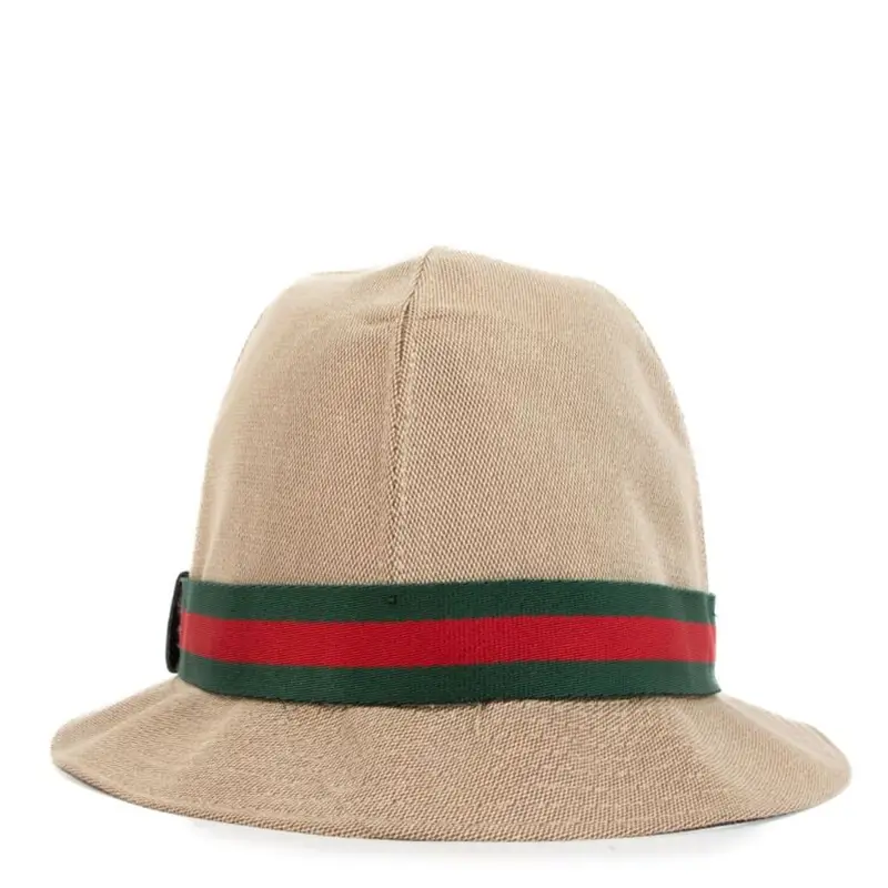 Gucci Web Striped Bucket Hat  $500