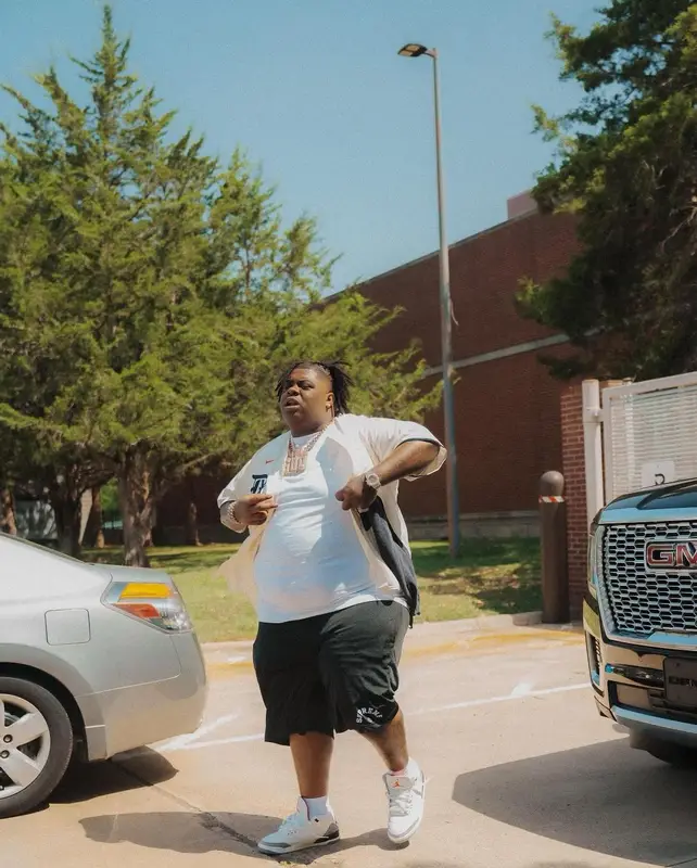 BigXthaPlug outfit in Nike, Supreme, and Louis Vuitton, 2024