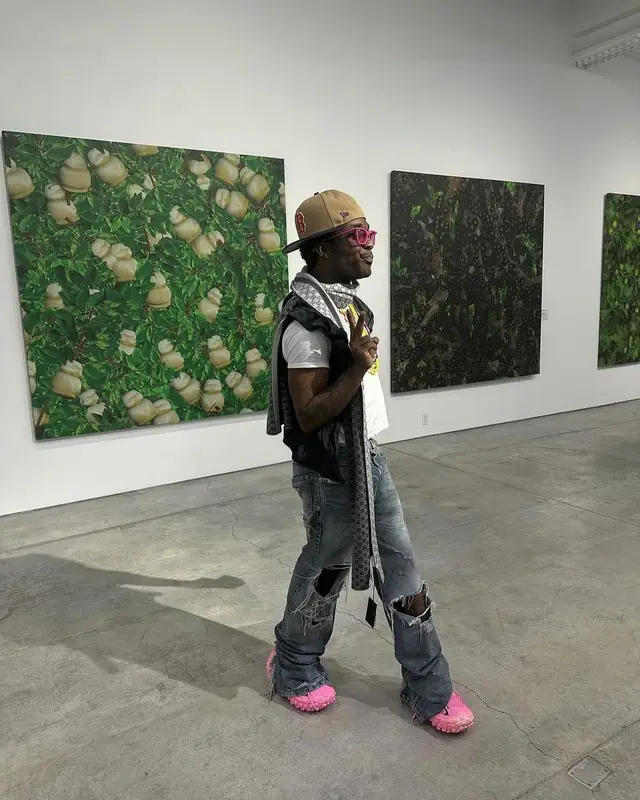 Lil Uzi Vert outfit in Balenciaga and Gucci, 2024