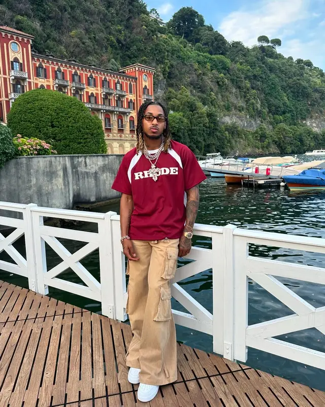 DDG outfit in Rhude, 2024