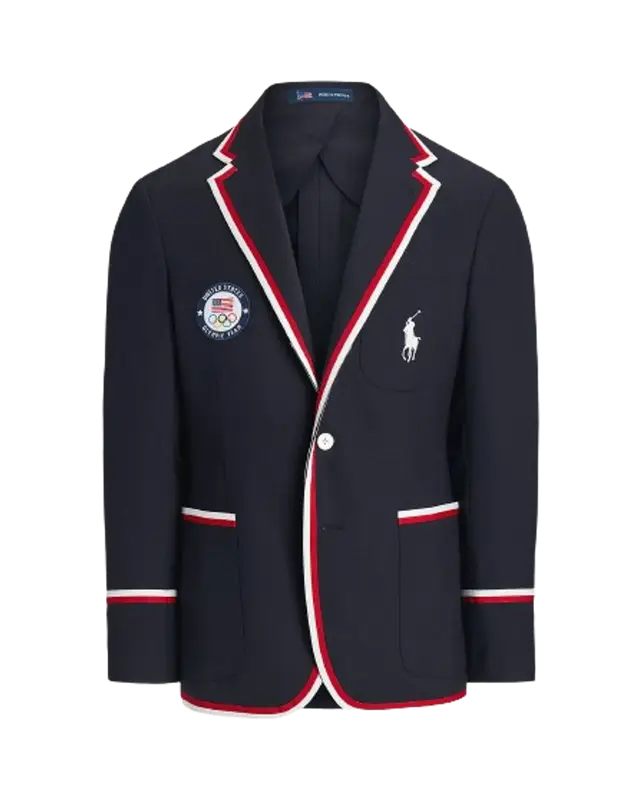 Ralph Lauren Team Usa Opening Ceremony Blazer In Navy $998