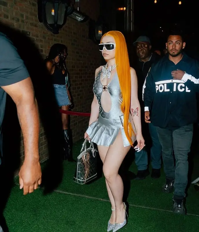 Ice Spice outfit in Louis Vuitton, 2024