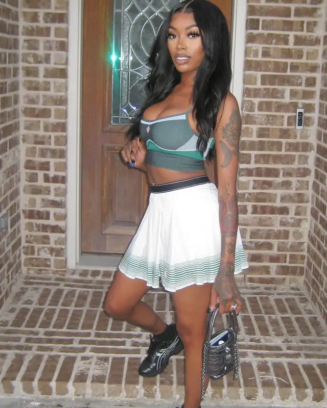 Asian Doll outfit in Casablanca, Asics, and Givenchy, 2024