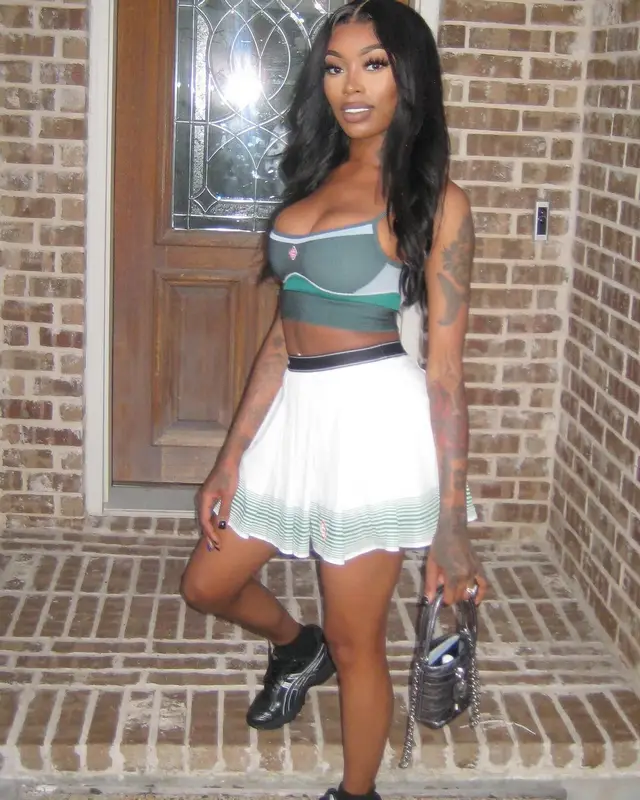 Asian Doll outfit in Casablanca, Asics, and Givenchy, 2024