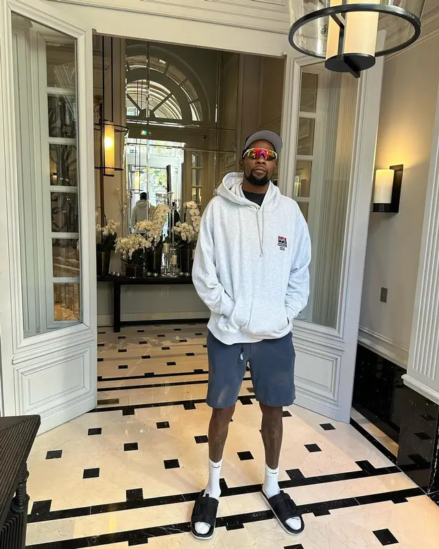 Kevin Durant outfit in Kith, Oakley, and Nike, 2024