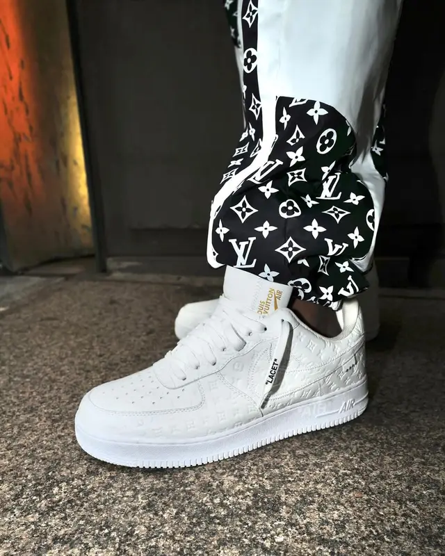 DJ Khaled outfit in Louis Vuitton and Nike, 2024