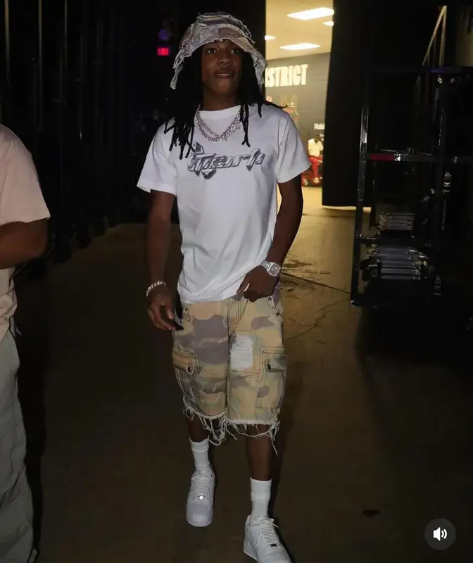 Young Scooter outfit in Nike and Note Chaser, 2024