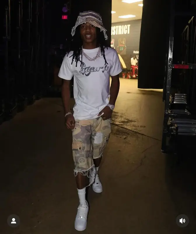 Young Scooter outfit in Nike and Note Chaser, 2024