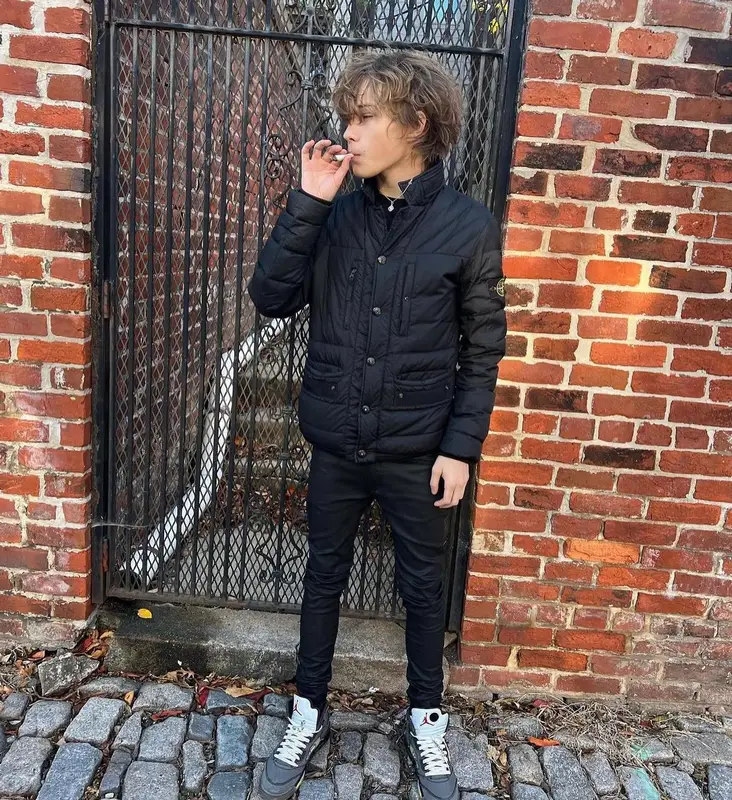 Nettspend outfit in Stone Island, Rick Owens, and Jordan, 2023