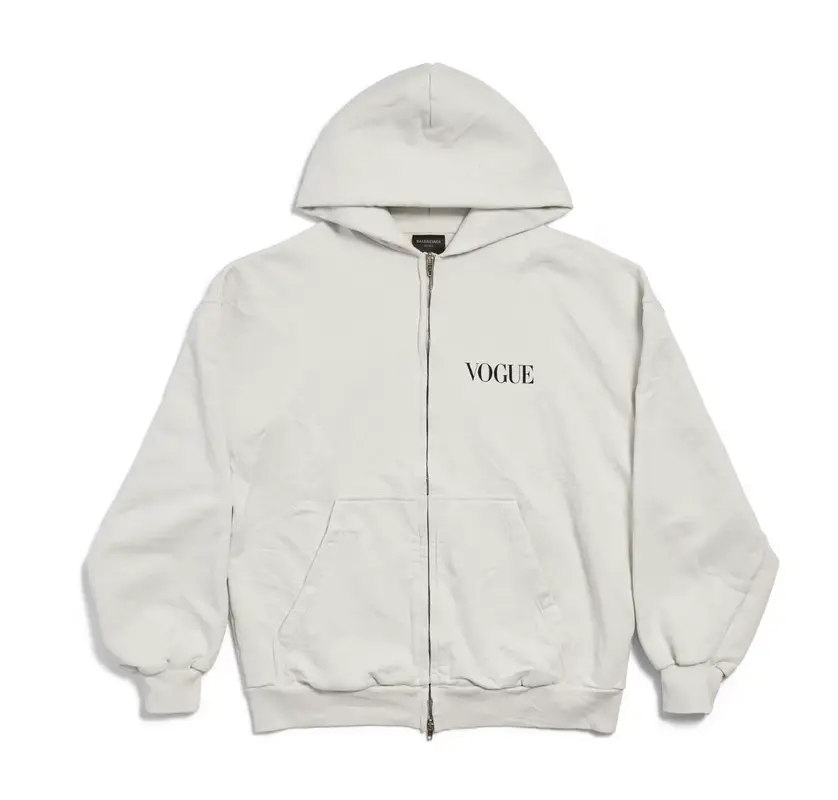 Balenciaga Zip-Up Hoodie Regular Fit $1490