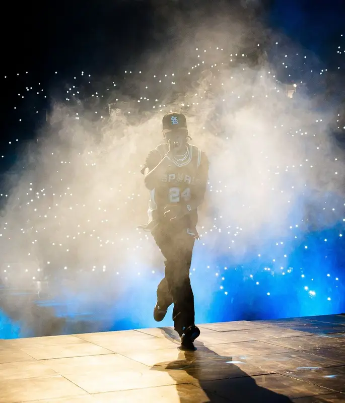 Metro Boomin outfit in Nike, Jordan, and New Era, 2024