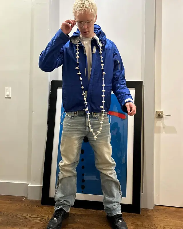 Brennan Jones outfit in Phenomenon, Martine Rose, and Nike, 2024