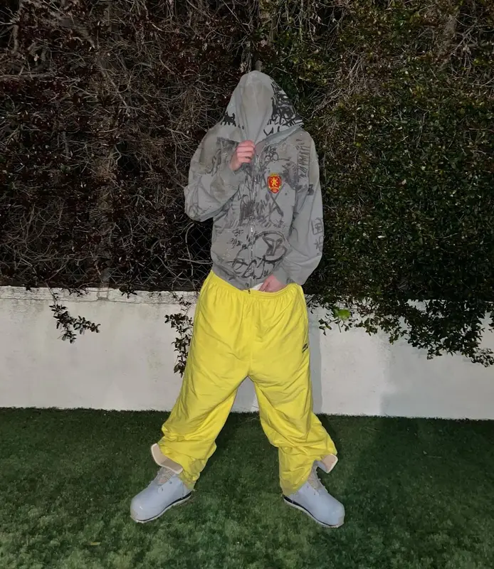 Brennan Jones outfit in Balenciaga and Raf Simons, 2024