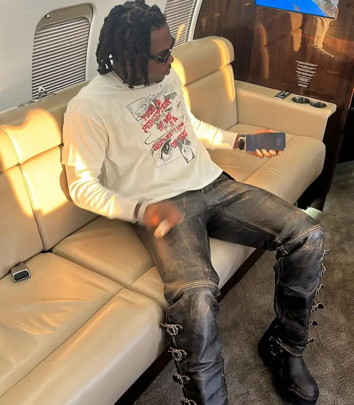Gunna outfit in Seduire Studios, Balenciaga, and Audemars Piguet, 2024