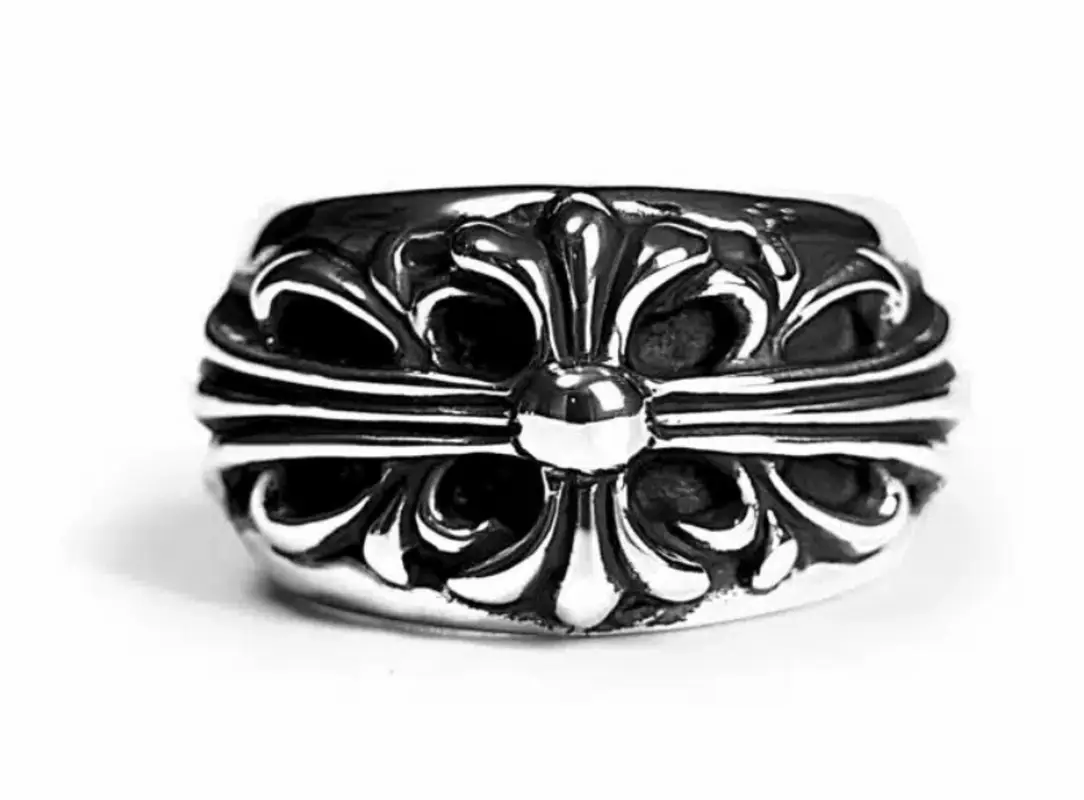 Chrome Hearts Floral Cross Ring  $1341