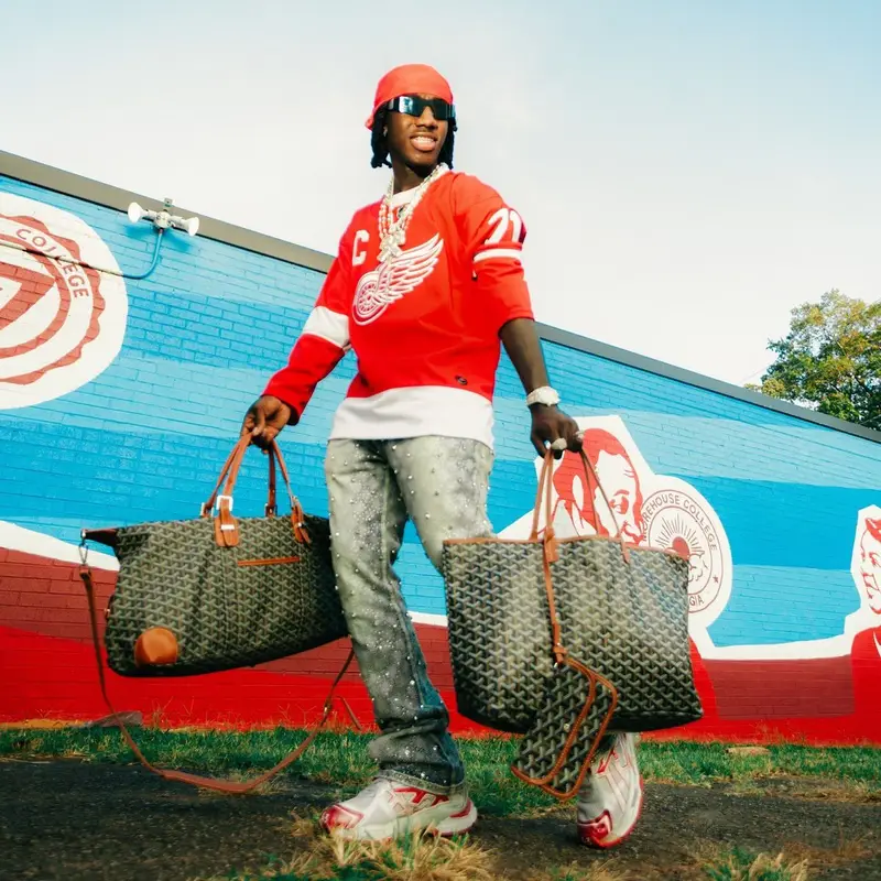 2Rare outfit in Adidas, Goyard, and Balenciaga, 2024