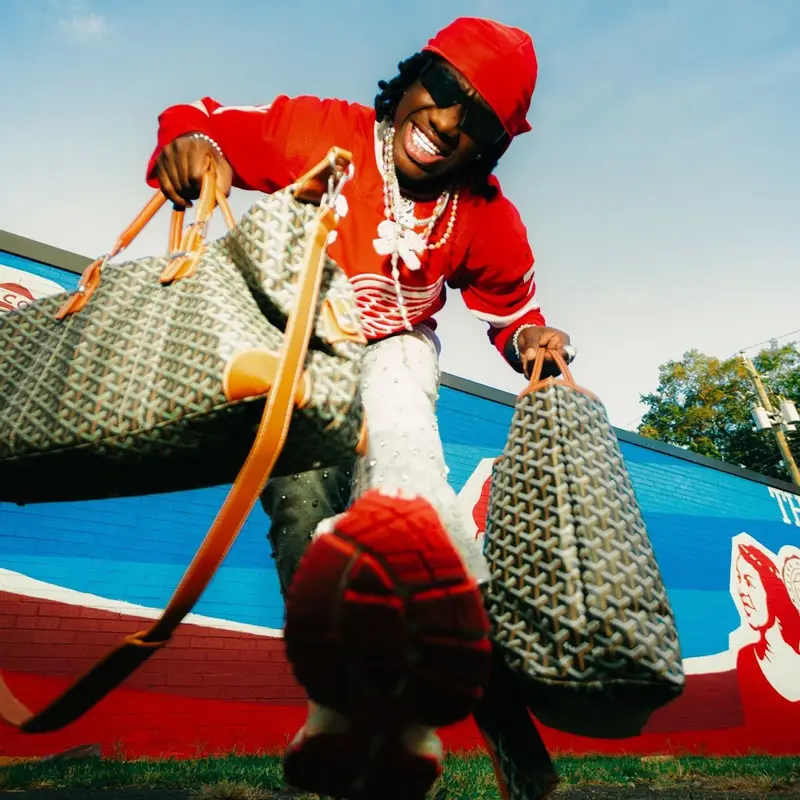 2Rare outfit in Adidas, Goyard, and Balenciaga, 2024
