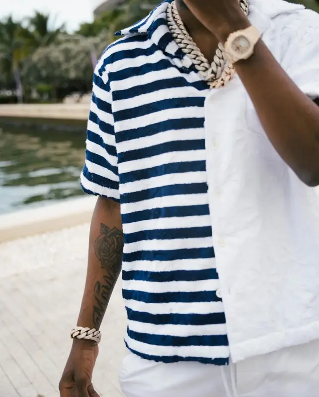 Lil Tjay outfit in Nike and Prada, 2024