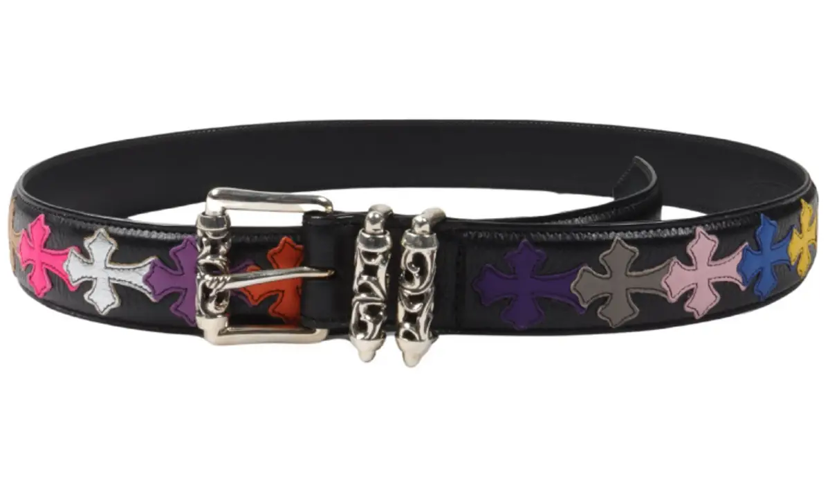 Chrome Hearts Multicolor Cross Patch Roller Belt | WHAT'S ON