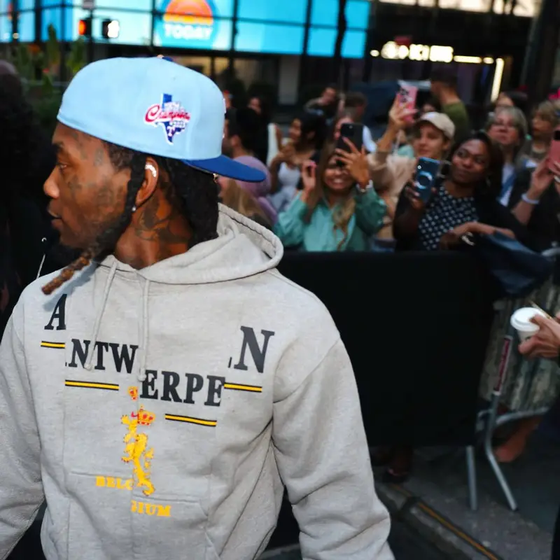 Offset outfit in Vetements, Mannahatta NYC, and New Era, 2024
