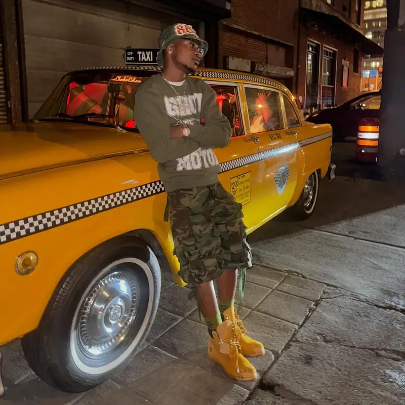 Chow Lee outfit in Six Shot, Flaneur, and Fifty Karats, 2024