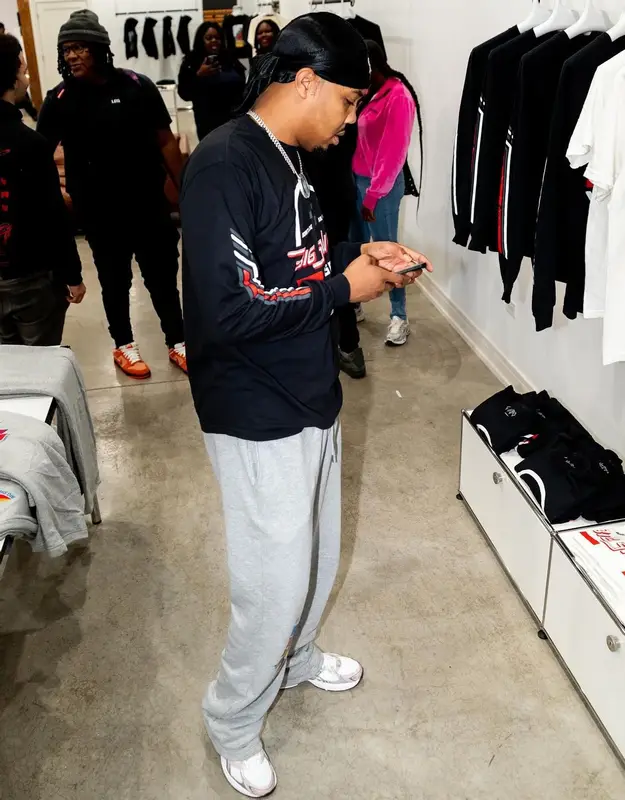 G Herbo outfit in G Herbo Merch and Asics, 2024