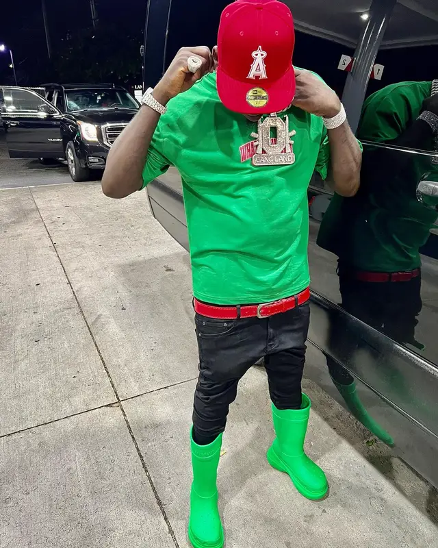 Big Boogie outfit in Balenciaga, New Era, and Crocs, 2024