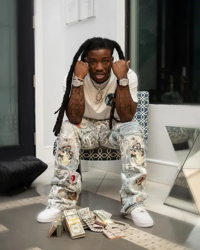 Hot Boii outfit in Amiri, Cartier, and Audemars Piguet, 2024