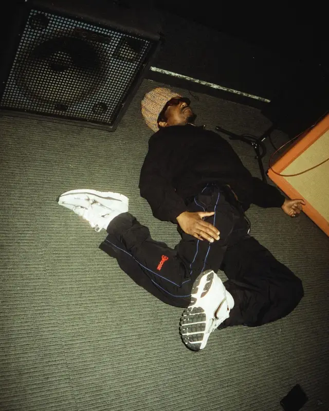 Jordan Ward outfit in Martine Rose, Nike, and Love, Sus, 2024