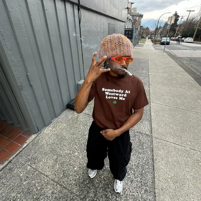 Jordan Ward outfit in Nike, Flatlist, and Love, Sus, 2024