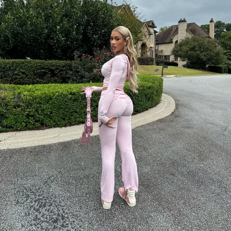 Lakeyah outfit in I.Am.Gia, Rick Owens, and Balenciaga, 2024