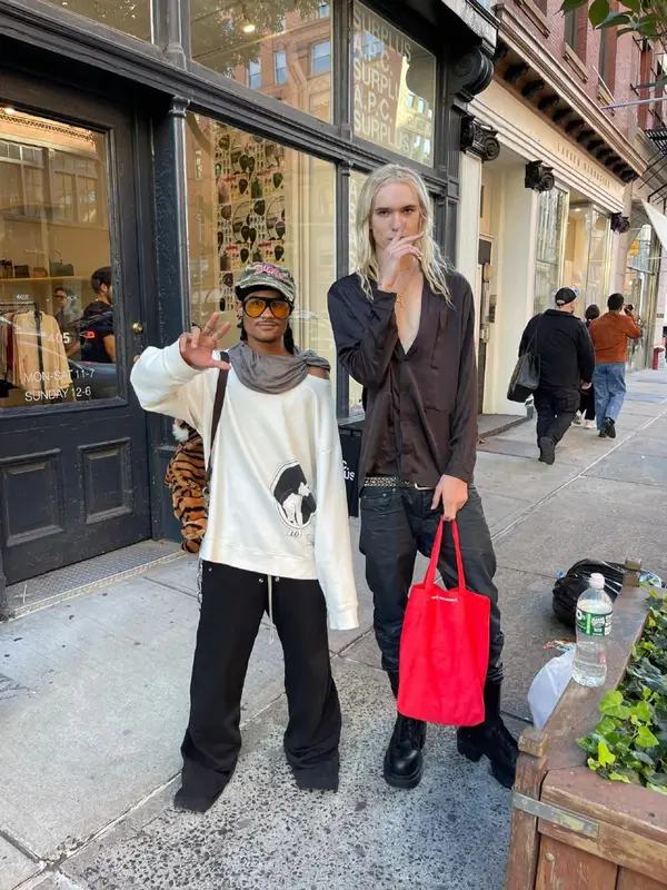 2hollis outfit in Rick Owens, 2024