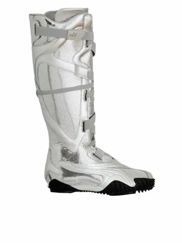Puma Mostro Boots In Silver $400