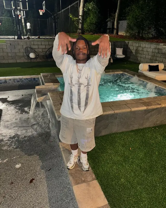 42 Dugg outfit in Thug Club, Maison Mihara Yasuhiro, and Chanel, 2024