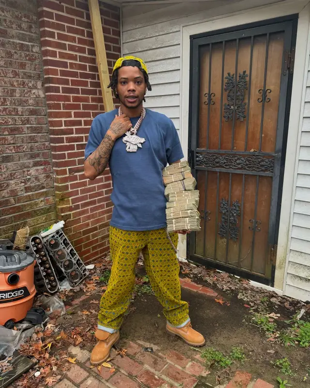 Lil Migo outfit in Timberland and Supreme, 2024