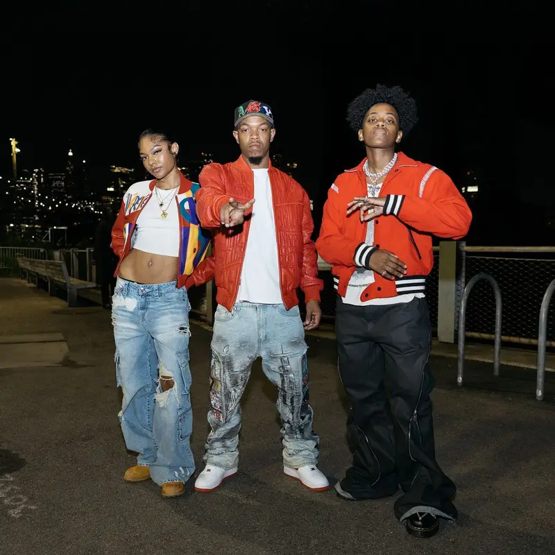 Vontee The Singer outfit in Who Decides War, Nike, and Louis Vuitton, 2024